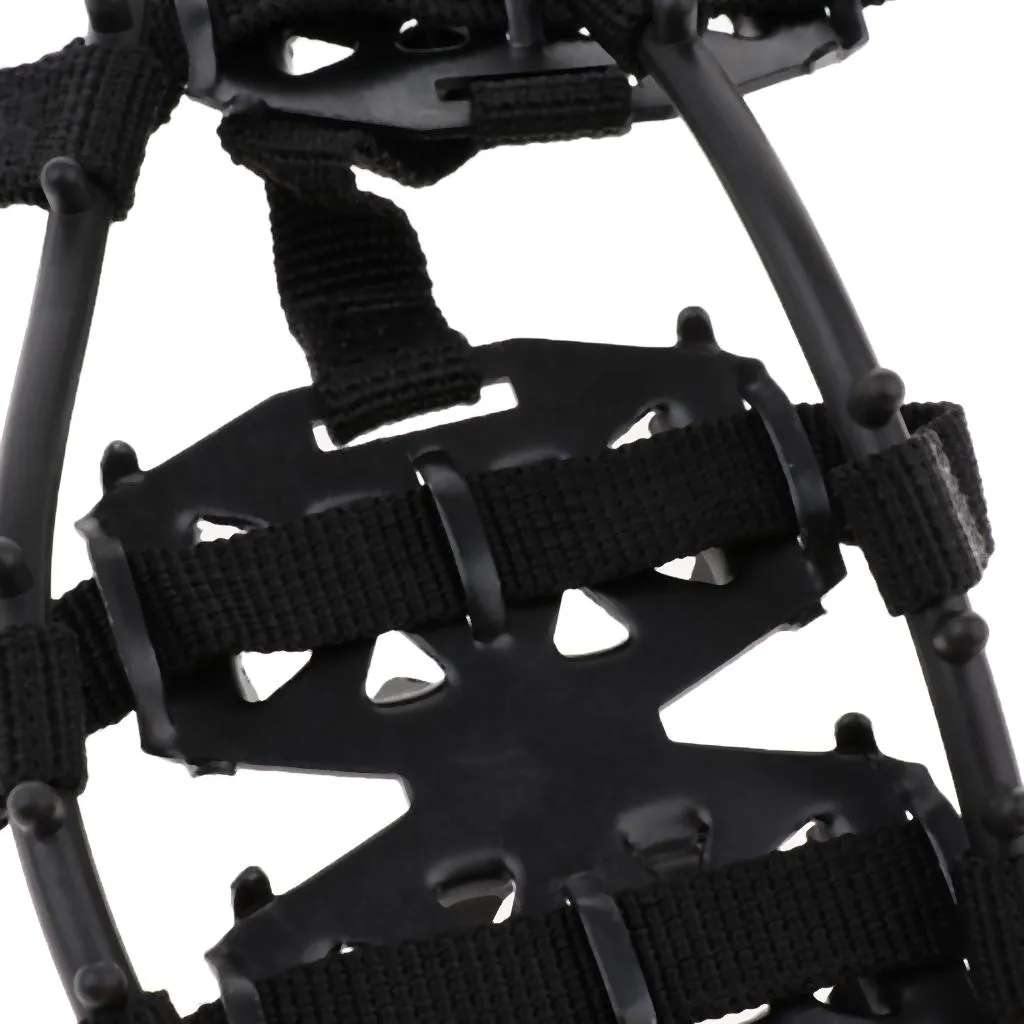 1 Pair 24 Teeth Anti-slip Ice Snow Shoeing Walk Cleats | Traction Ice Snow Grips