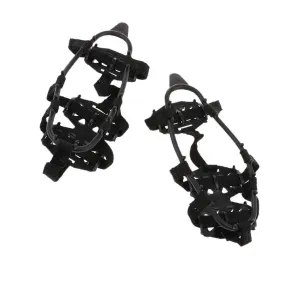 1 Pair 24 Teeth Anti-slip Ice Snow Shoeing Walk Cleats | Traction Ice Snow Grips