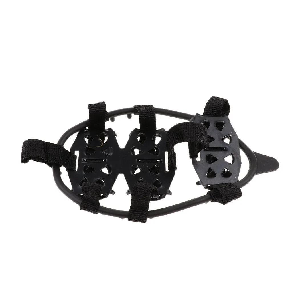1 Pair 24 Teeth Anti-slip Ice Snow Shoeing Walk Cleats | Traction Ice Snow Grips