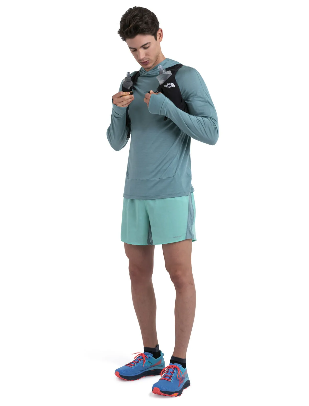 125 Cool-Lite Merino Blend Sphere Long Sleeve Hoodie (Men's) - IB0A56EU - Past Season
