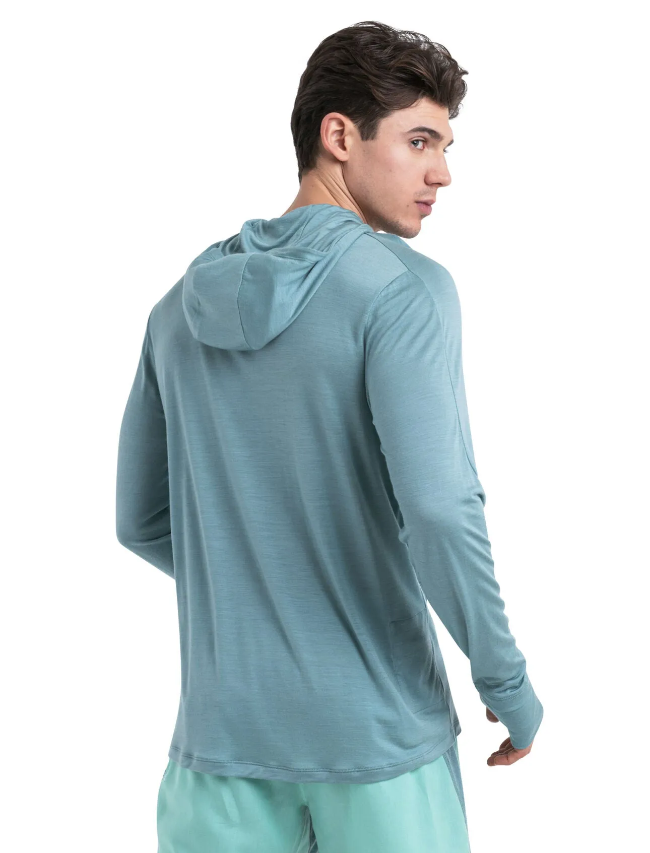 125 Cool-Lite Merino Blend Sphere Long Sleeve Hoodie (Men's) - IB0A56EU - Past Season