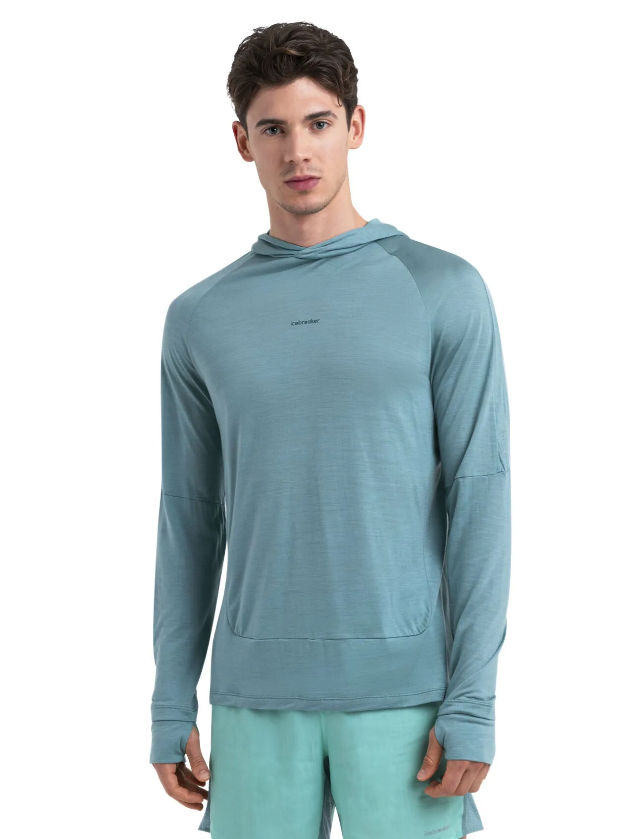 125 Cool-Lite Merino Blend Sphere Long Sleeve Hoodie (Men's) - IB0A56EU - Past Season