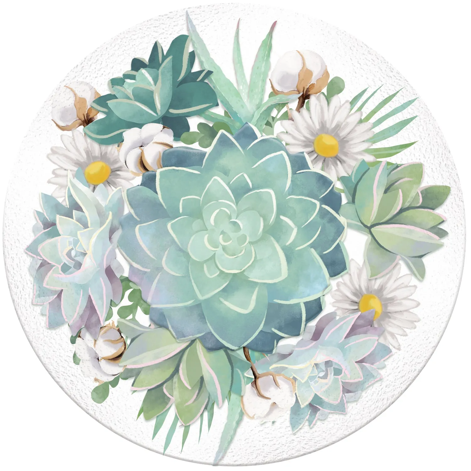 16" Glass Bird Bath w/Stand, Harvest Succulents,2gb1210