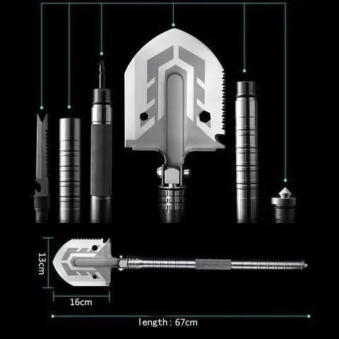 23-in-1 Multi-Purpose Tactical Shovel