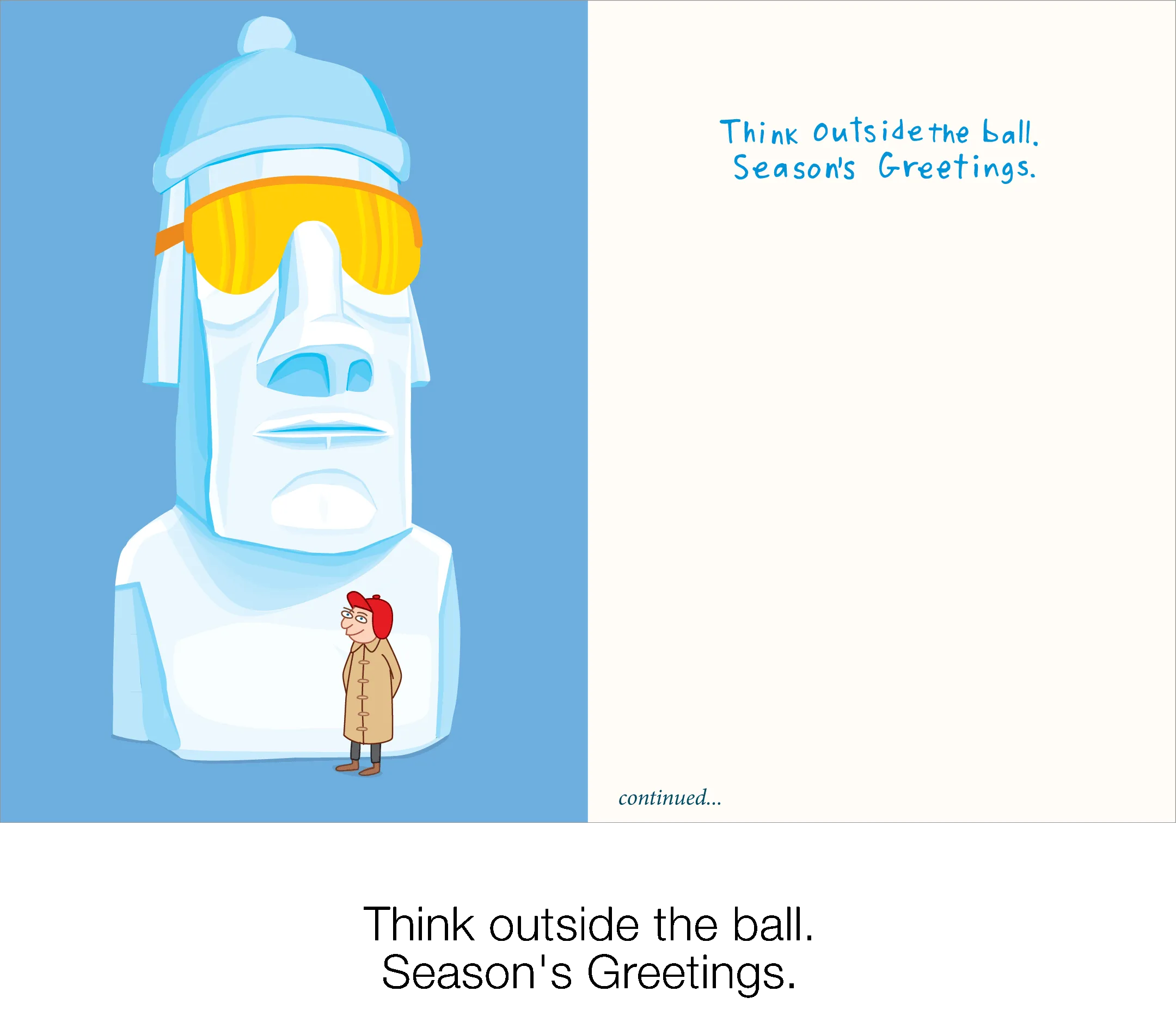 296 Think Outside (Christmas Card)