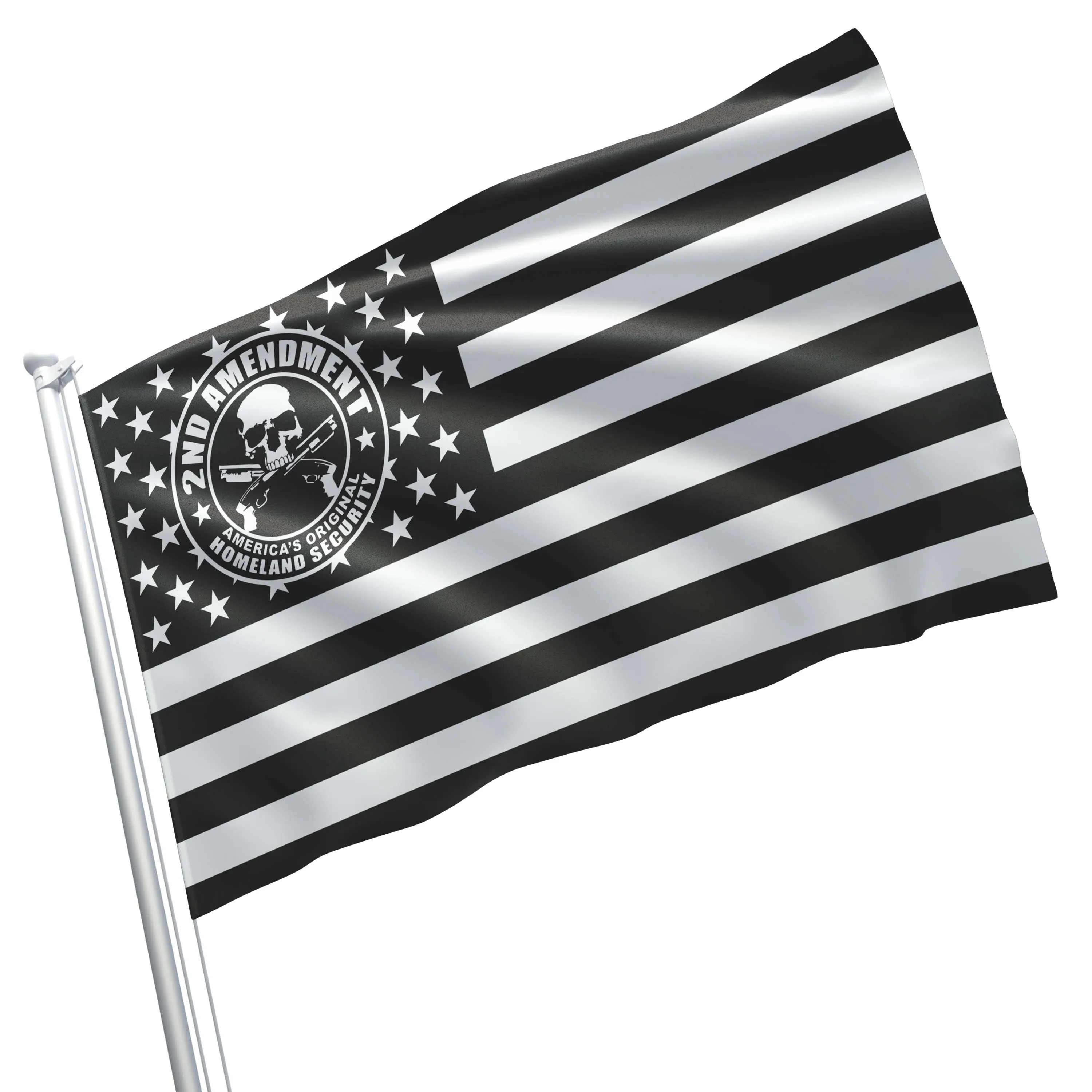 2nd Amendment America's Homeland Security Flag Banner