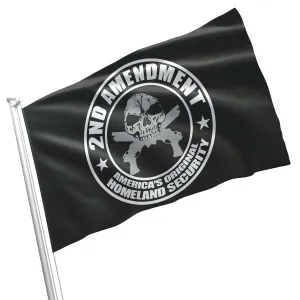 2nd Amendment America's Homeland Security Flag Banner