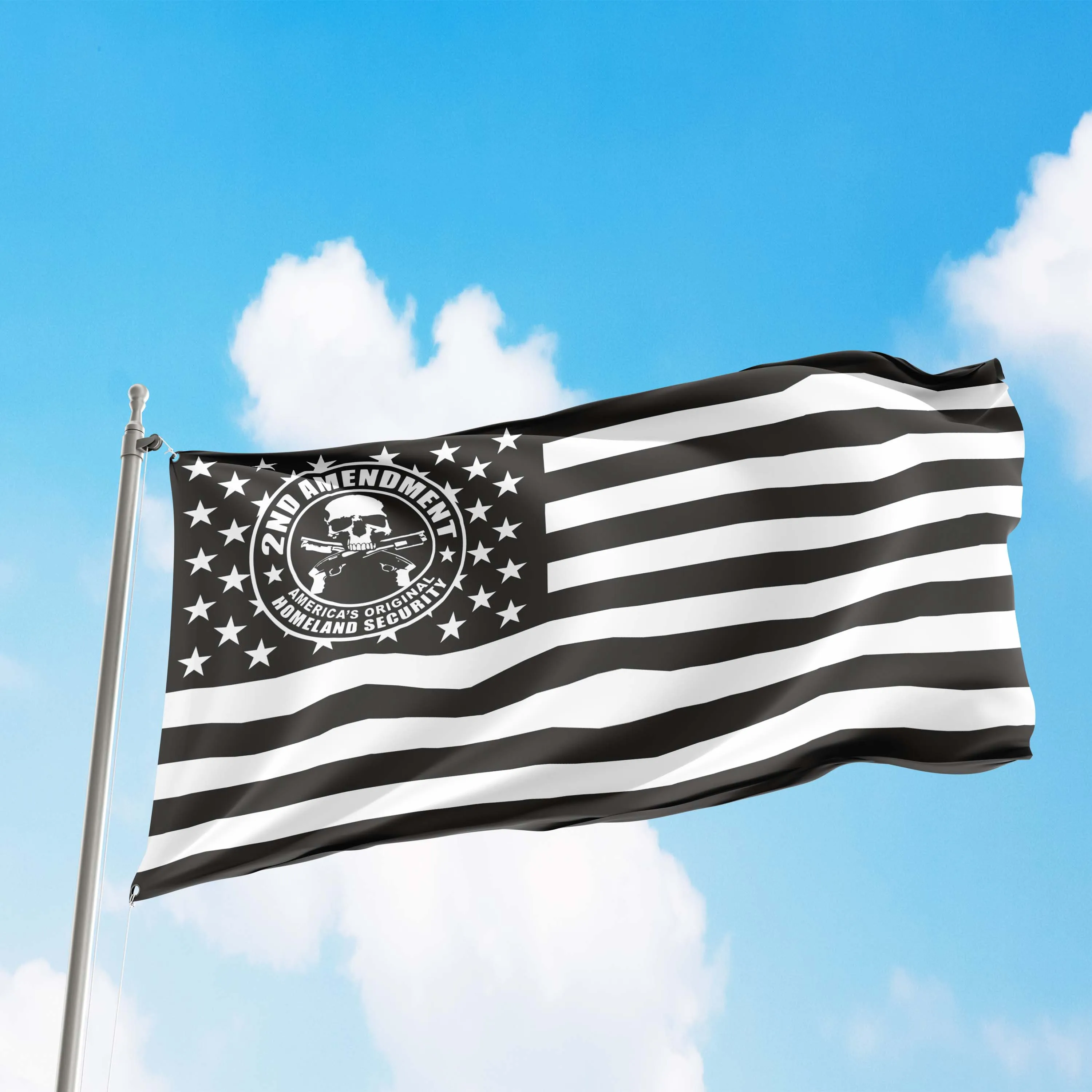 2nd Amendment America's Homeland Security Flag Banner