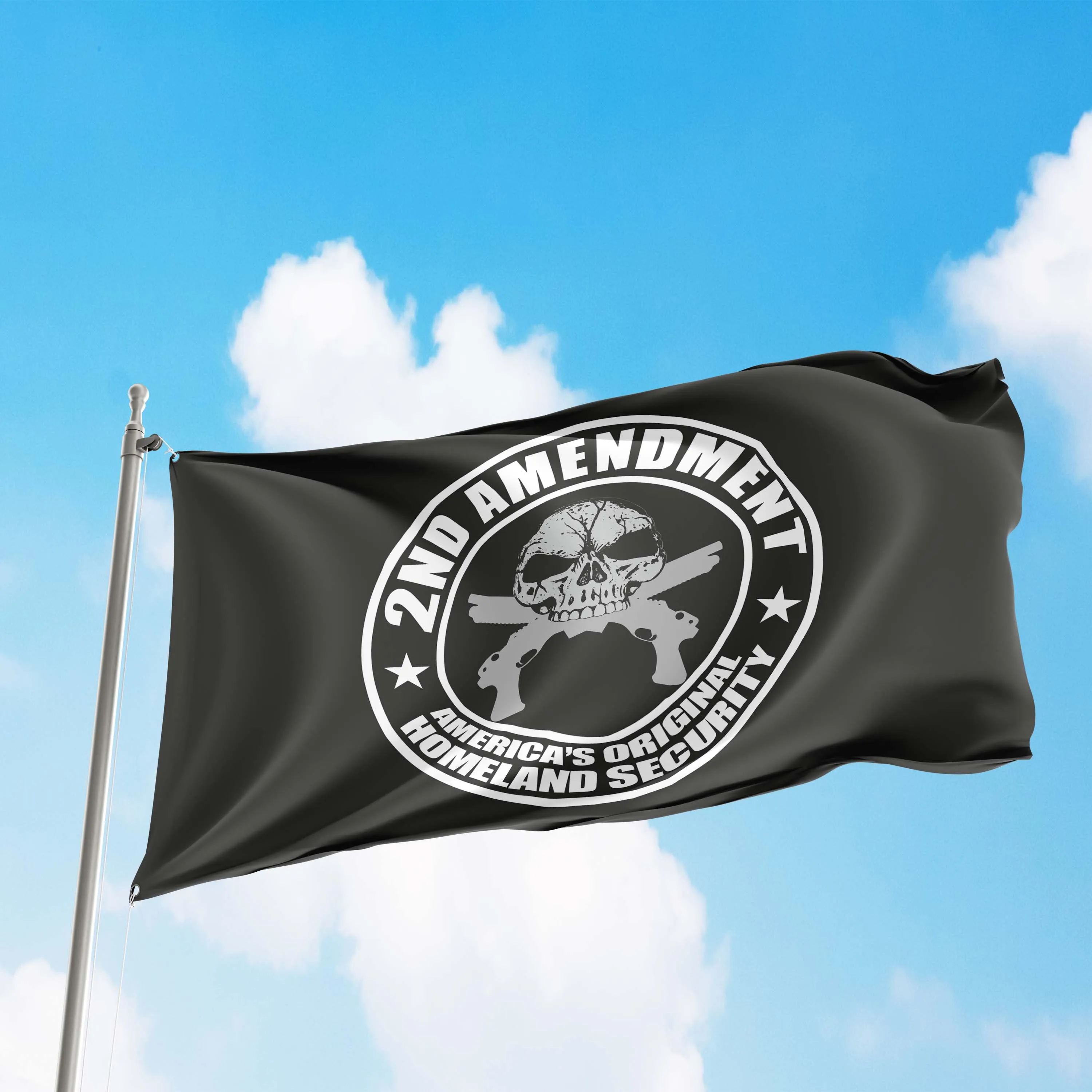 2nd Amendment America's Homeland Security Flag Banner