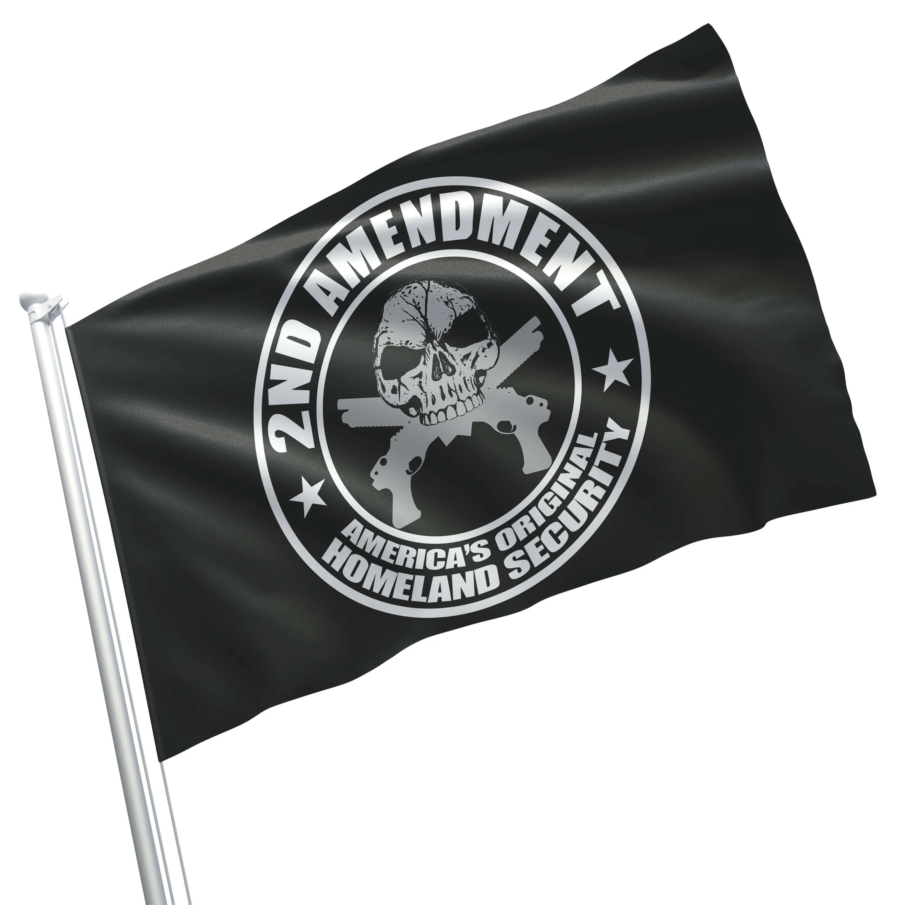 2nd Amendment America's Homeland Security Flag Banner
