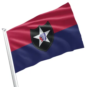 2nd Infantry Division (United States) Flag Banner