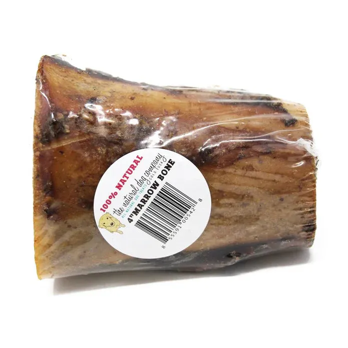4" Beef Marrow Bone- Tough Dog Chew (Bulk - Shrinkwrapped)