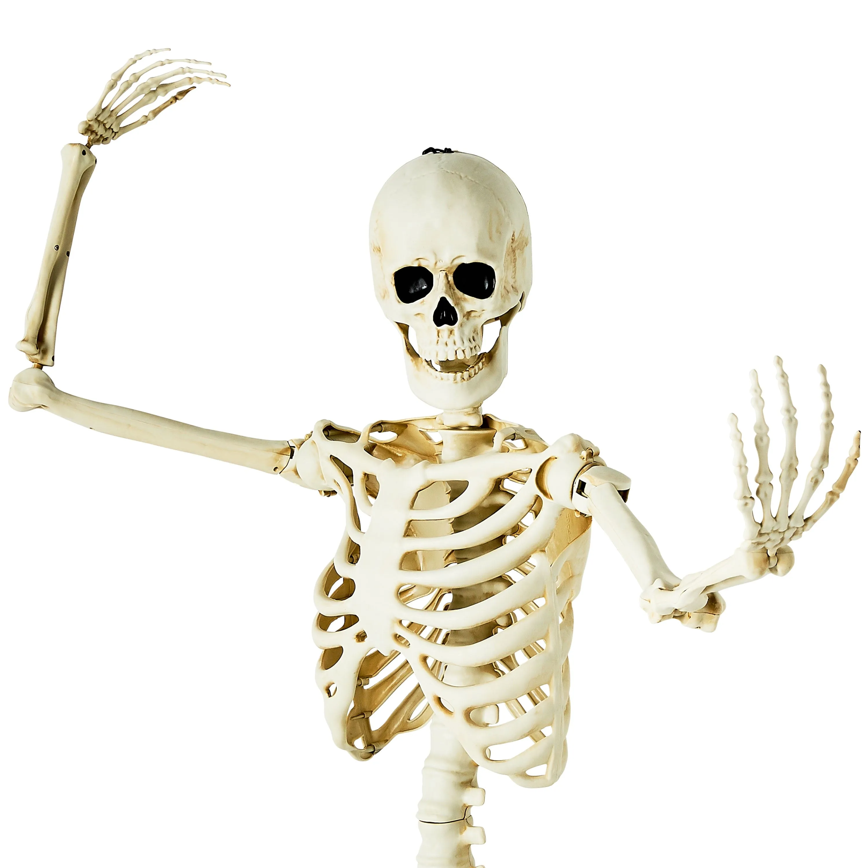5 Ft Ultra Poseable Skeleton Indoor Outdoor Halloween Decoration Yard Prop New