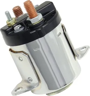 Accel 40114C Starter Solenoid - Chrome Plated