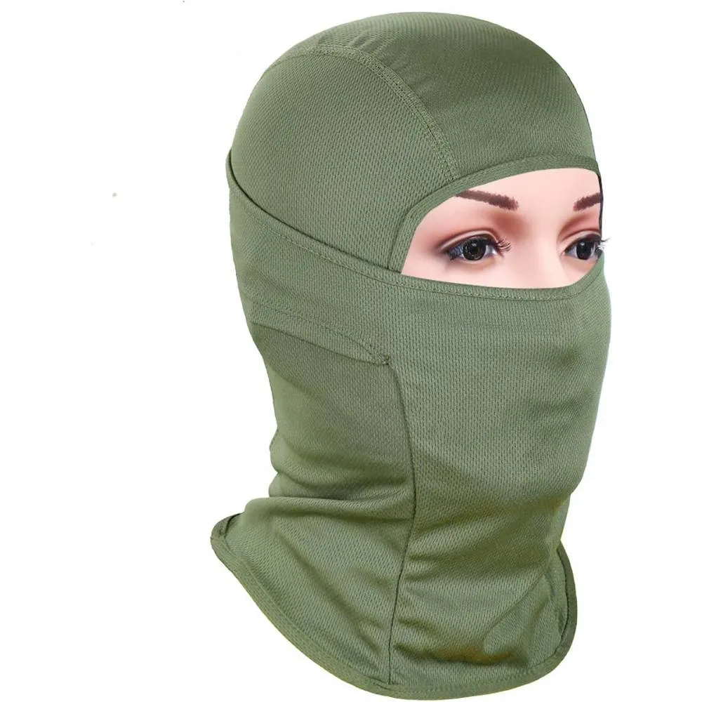Achiou Balaclava Face Mask UV Protection for Men Women Sun Hood Tactical Lightweight Ski Motorcycle Running Riding | Multiple Colors