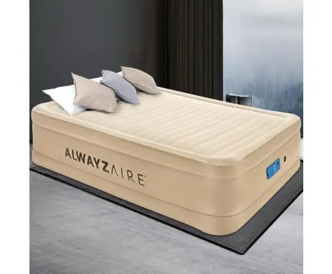 Air Qurrn Bed Inflatable Mattress Fortech Built-in AC Pump Home Sleeping