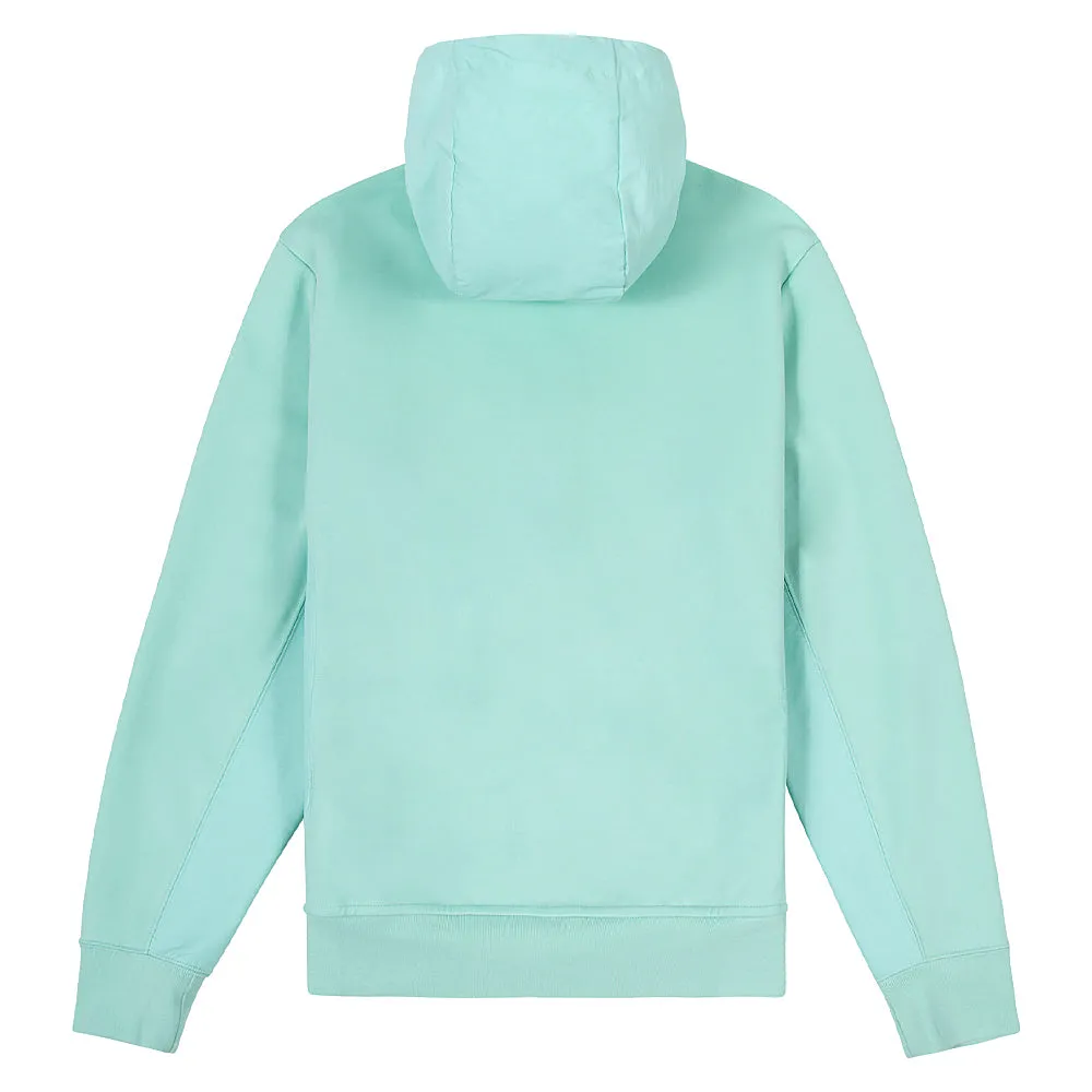 All Weather Double Knit Zip-Up Hoodie - Aqua Verde