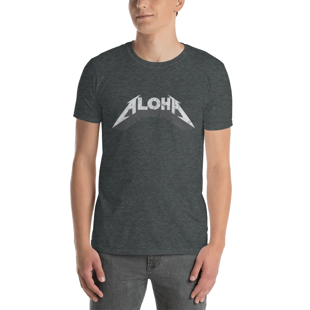 Aloha Tribe Aloha Metal v2 Vintage Mens T-Shirt