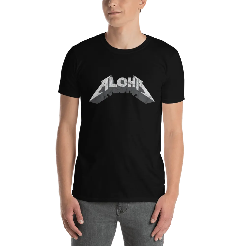 Aloha Tribe Aloha Metal v2 Vintage Mens T-Shirt