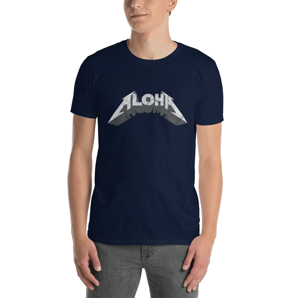 Aloha Tribe Aloha Metal v2 Vintage Mens T-Shirt