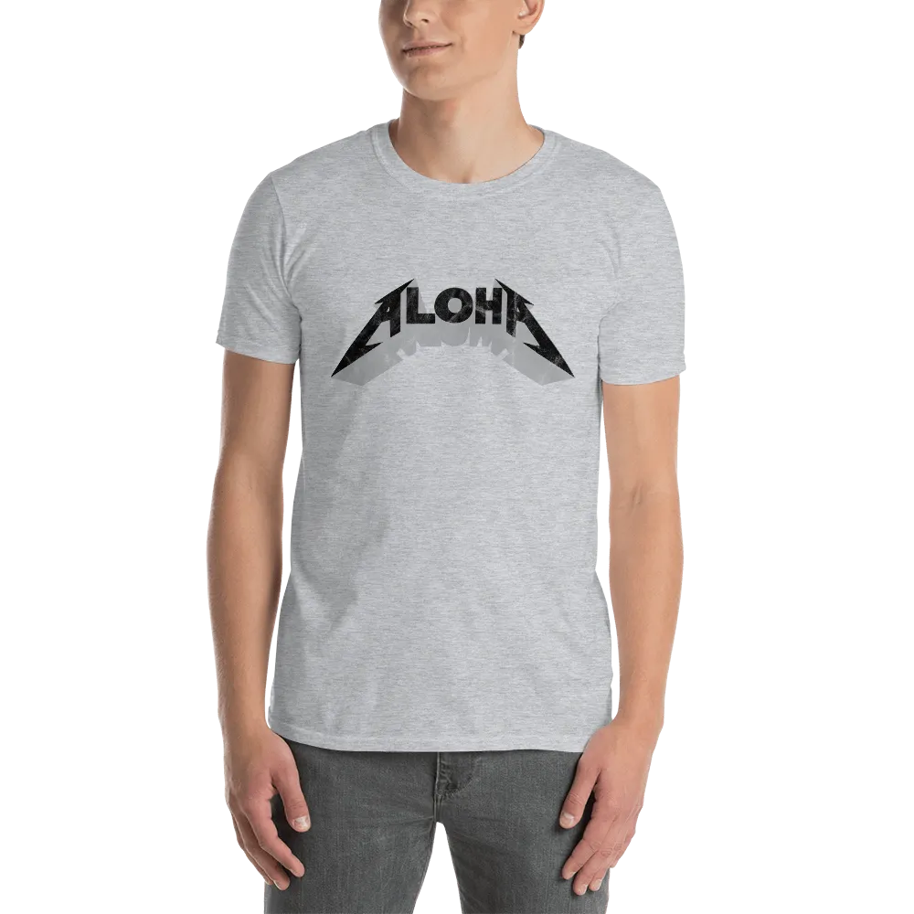 Aloha Tribe Aloha Metal v2 Vintage Mens T-Shirt