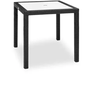Aria Bar Table with Tempered Glass Top