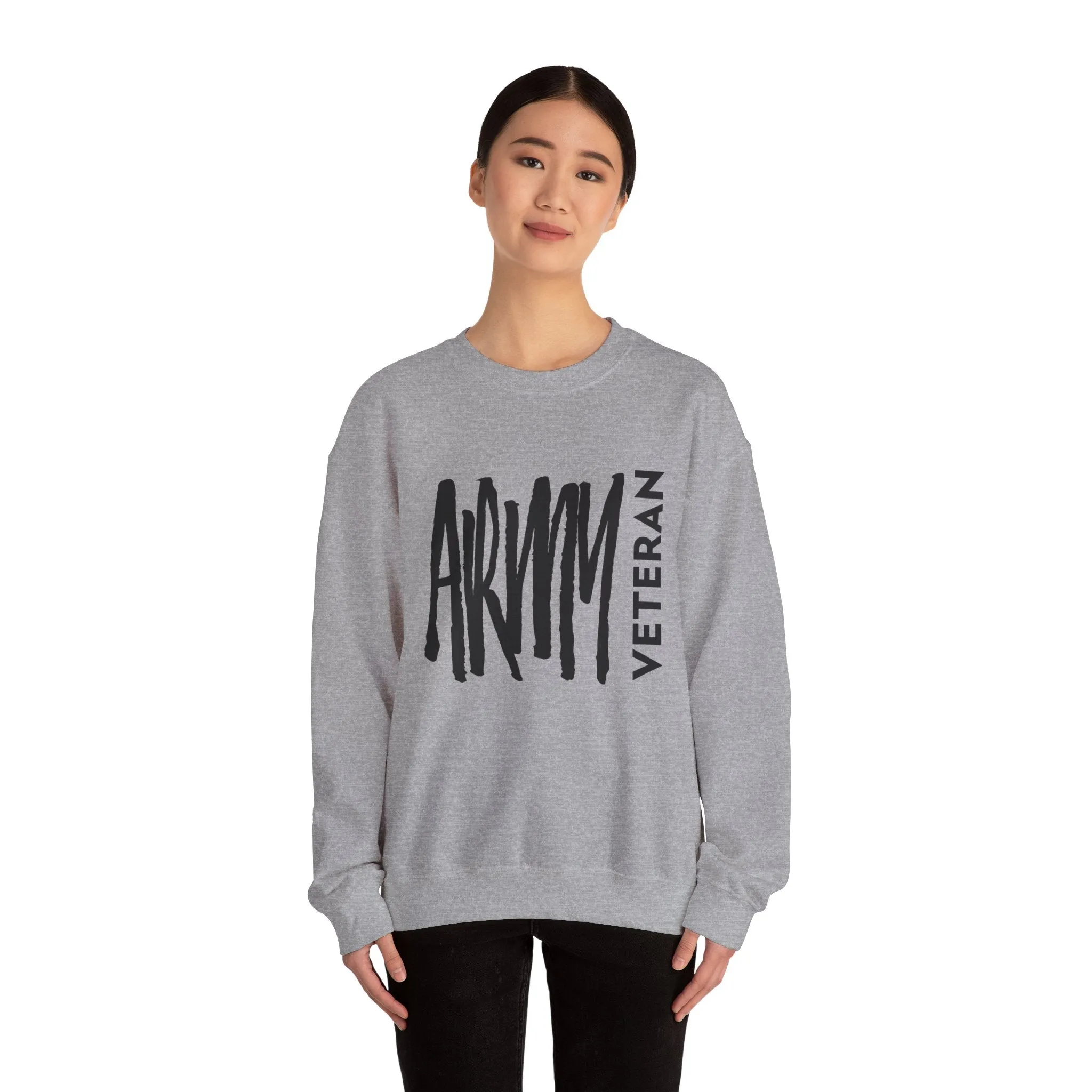 Army Veteran Unisex Heavy Blend™ Crewneck Sweatshirt