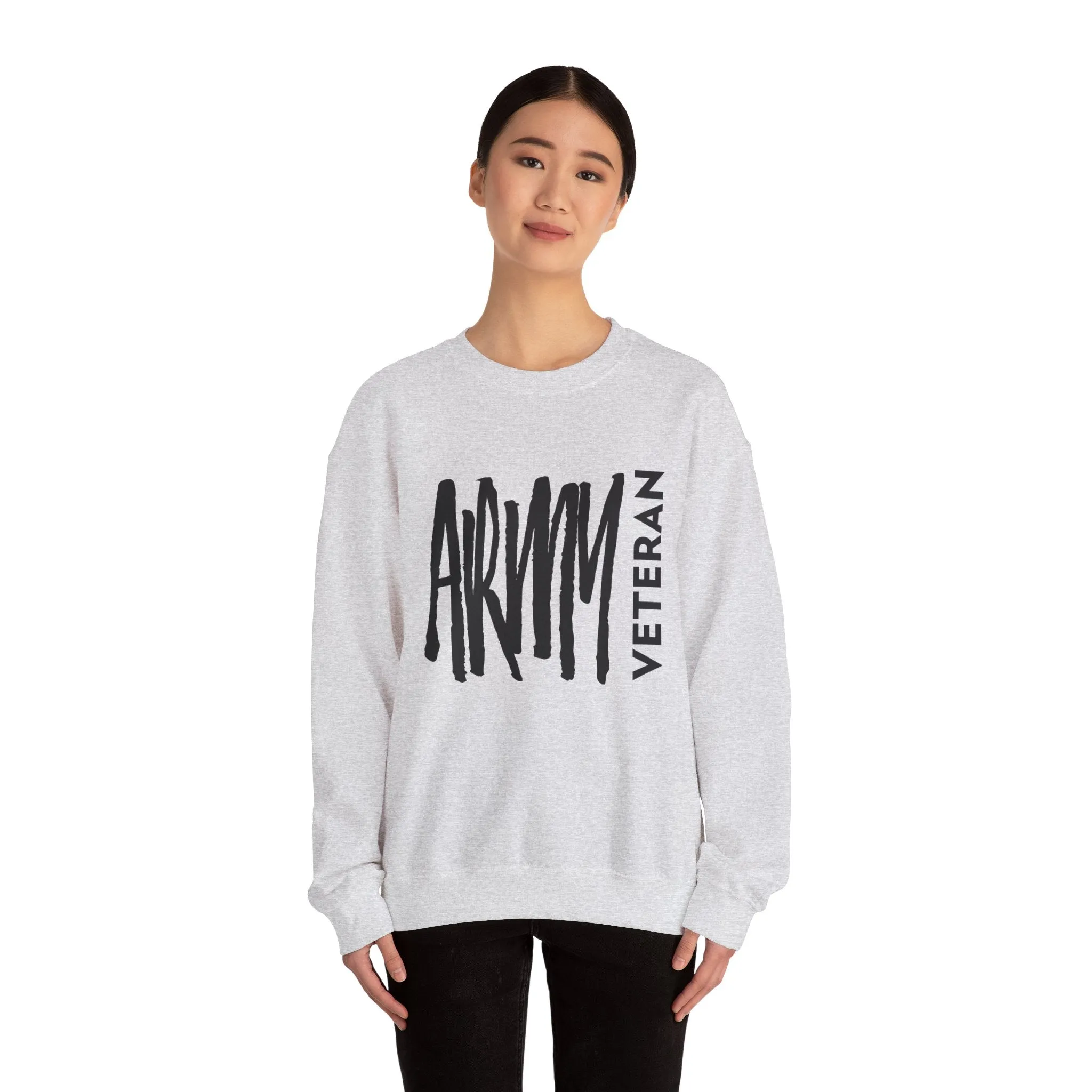 Army Veteran Unisex Heavy Blend™ Crewneck Sweatshirt