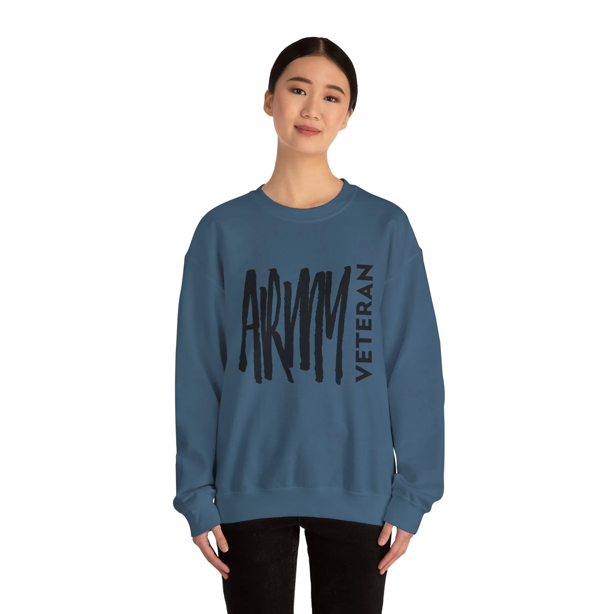 Army Veteran Unisex Heavy Blend™ Crewneck Sweatshirt