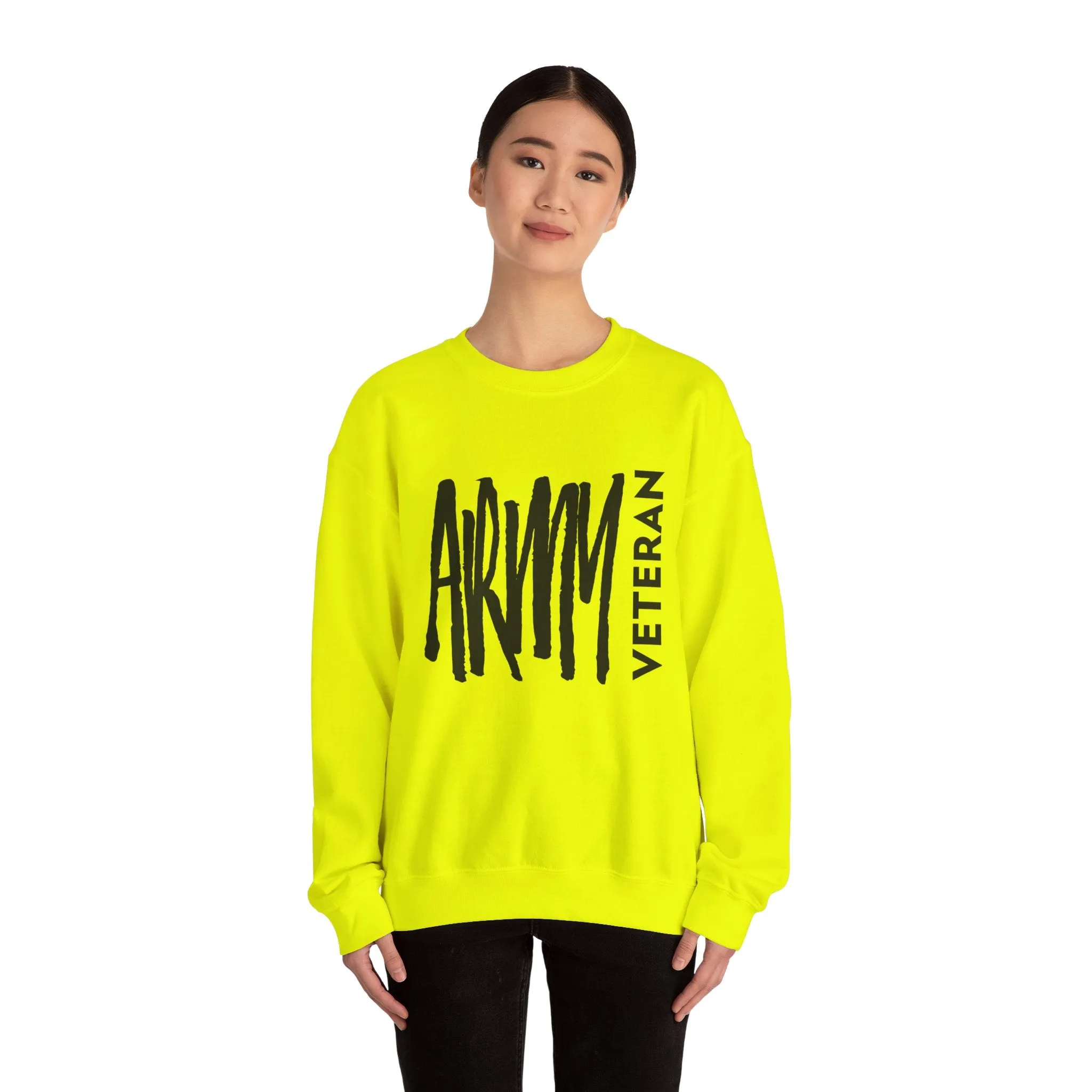 Army Veteran Unisex Heavy Blend™ Crewneck Sweatshirt