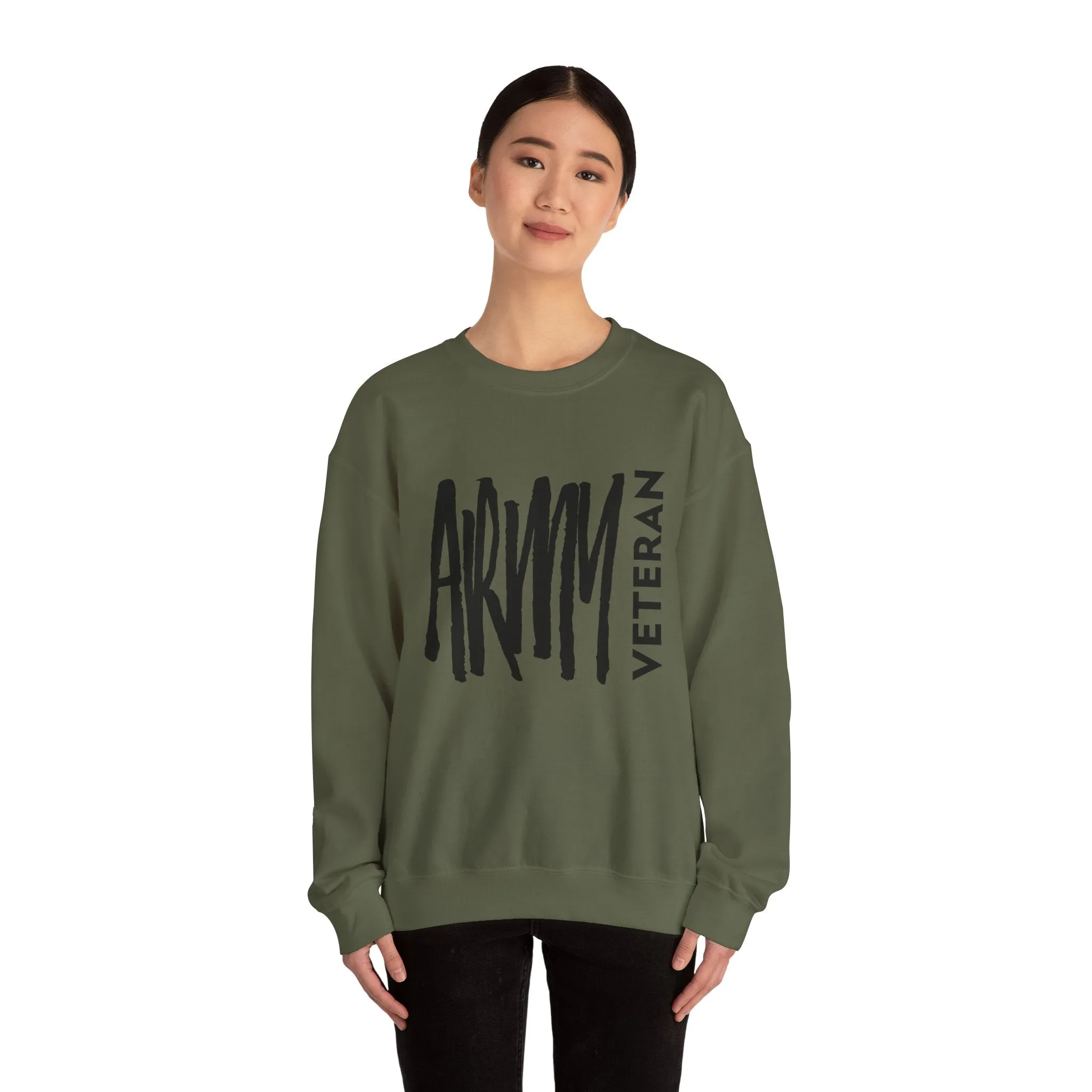 Army Veteran Unisex Heavy Blend™ Crewneck Sweatshirt