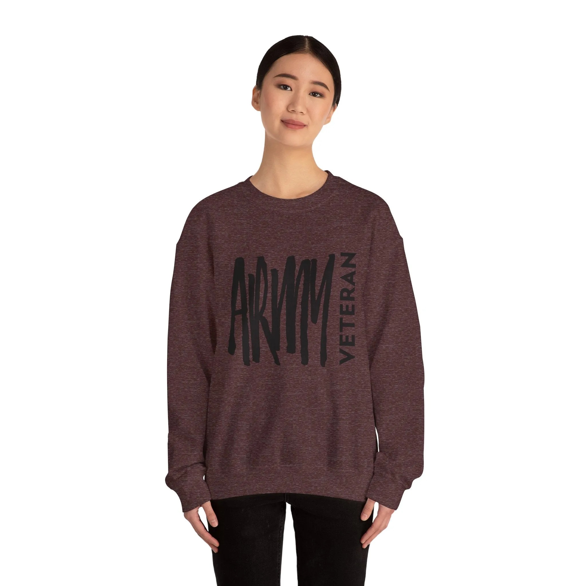 Army Veteran Unisex Heavy Blend™ Crewneck Sweatshirt