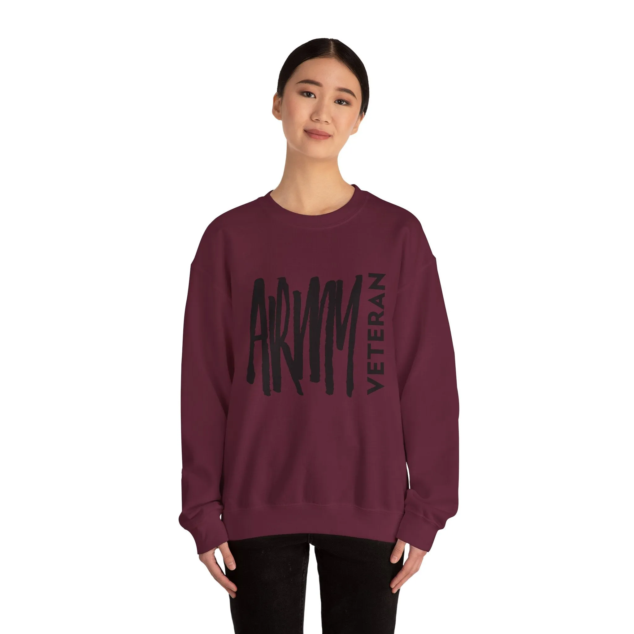 Army Veteran Unisex Heavy Blend™ Crewneck Sweatshirt