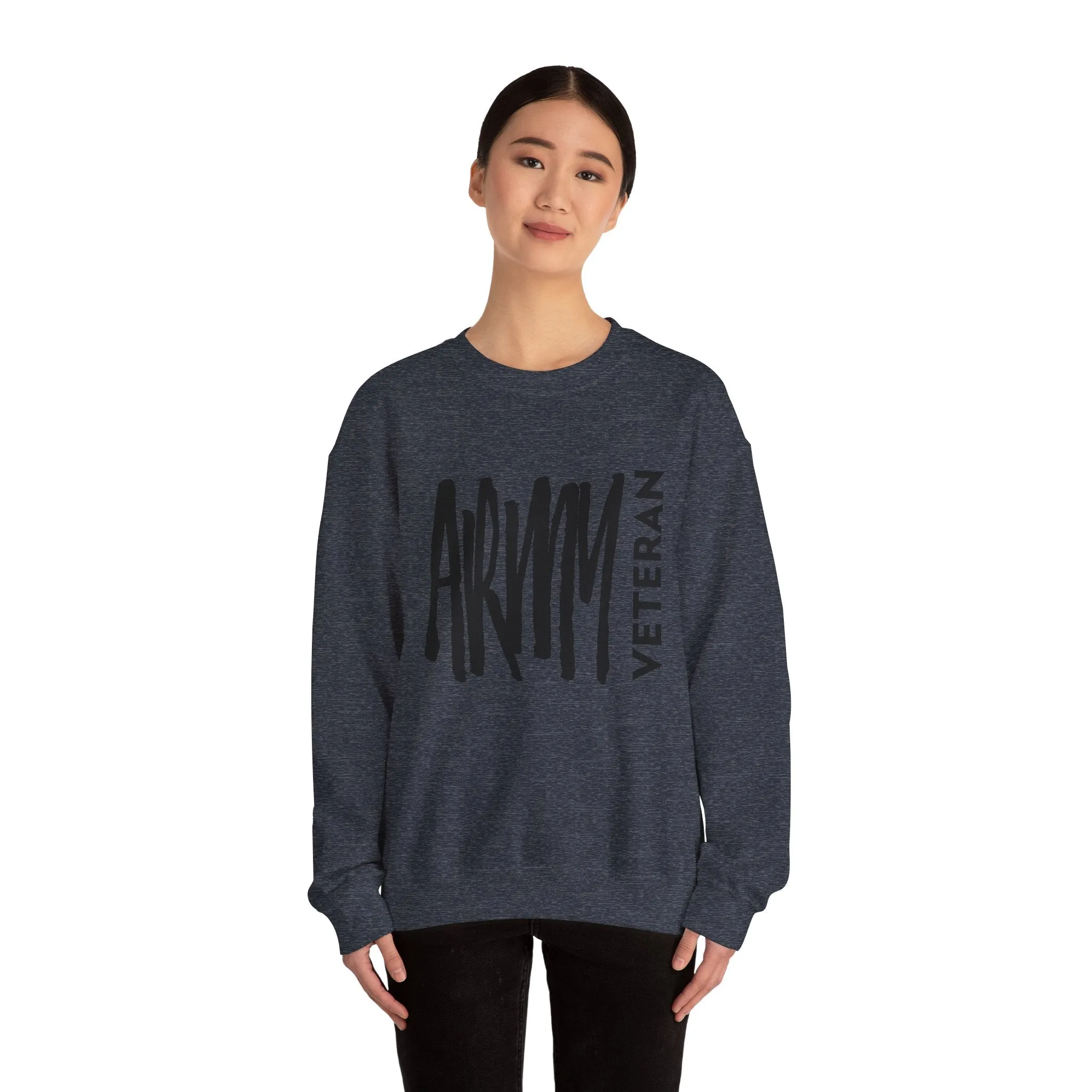 Army Veteran Unisex Heavy Blend™ Crewneck Sweatshirt