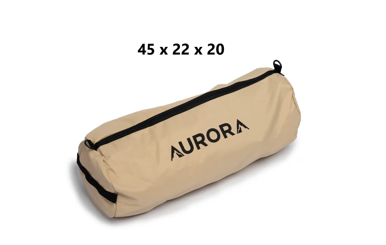 Aurora Luxury Camp Chair with Cup Holder - Beige - TOK