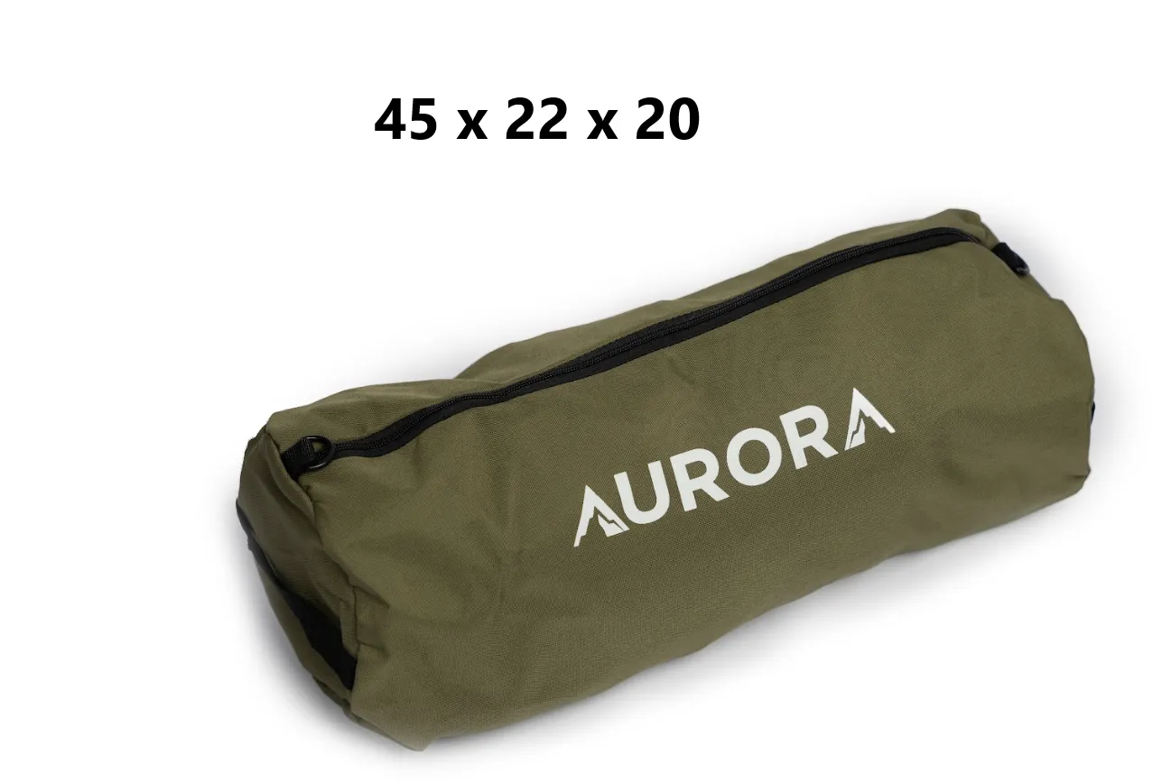 Aurora Luxury Camp Chair with Cup Holder - Green