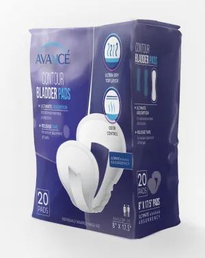 Avancé Ultimate Absorbency 8" x 17.5" Contour Bladder Pads