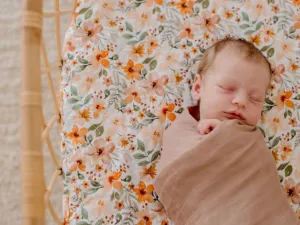 Bambella Waterproof Bassinet Sheet | Bloom