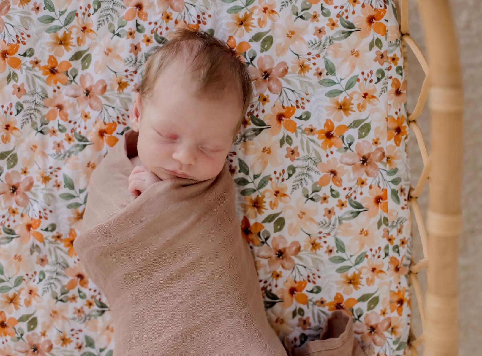 Bambella Waterproof Bassinet Sheet | Bloom