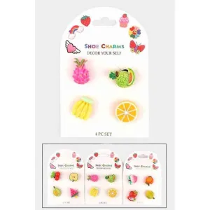 Banana orange shoes deco charms
