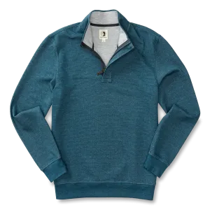 Bearing Pique 1/4 Zip Pullover (Mirror Lake Blue)