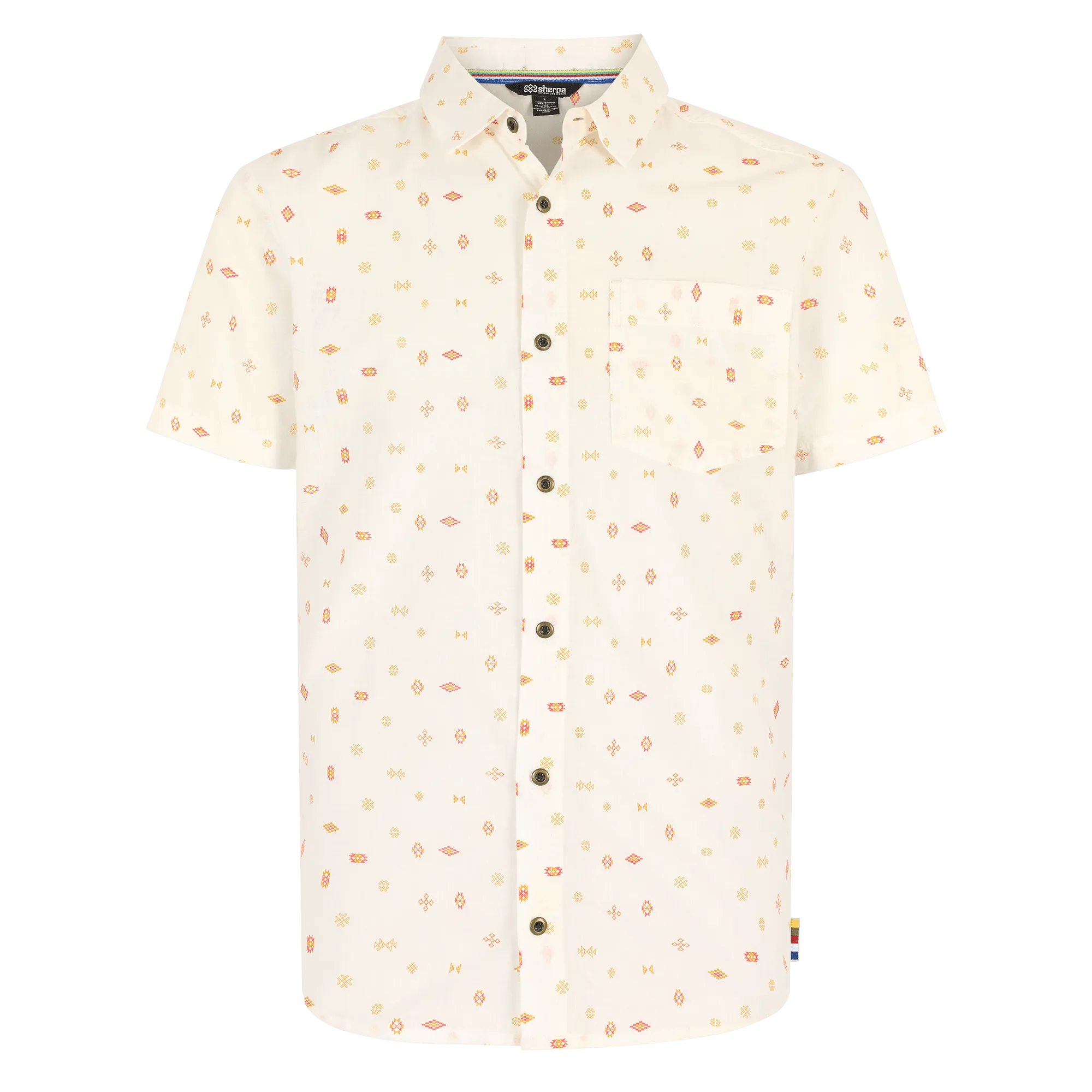 Bhutan Geo Short Sleeve Shirt - Peetho