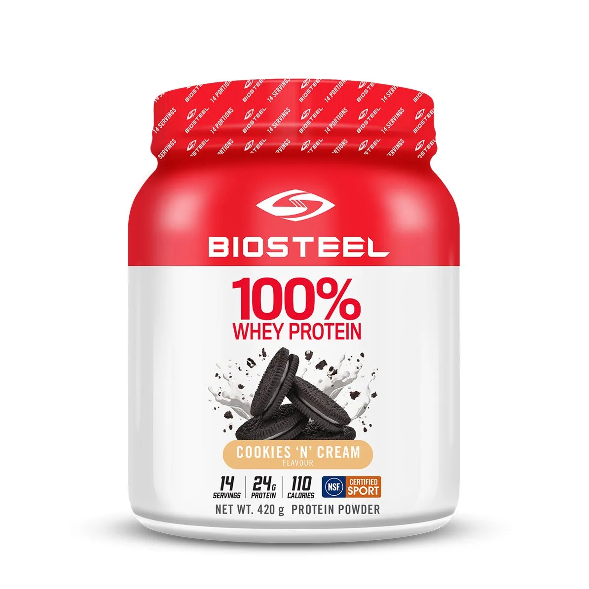 Biosteel 100% Whey Protein Cookies 'N' Cream 14 Servings