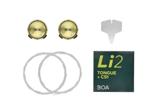 BOA Zero  Dial D Kit - Gold/White Lace