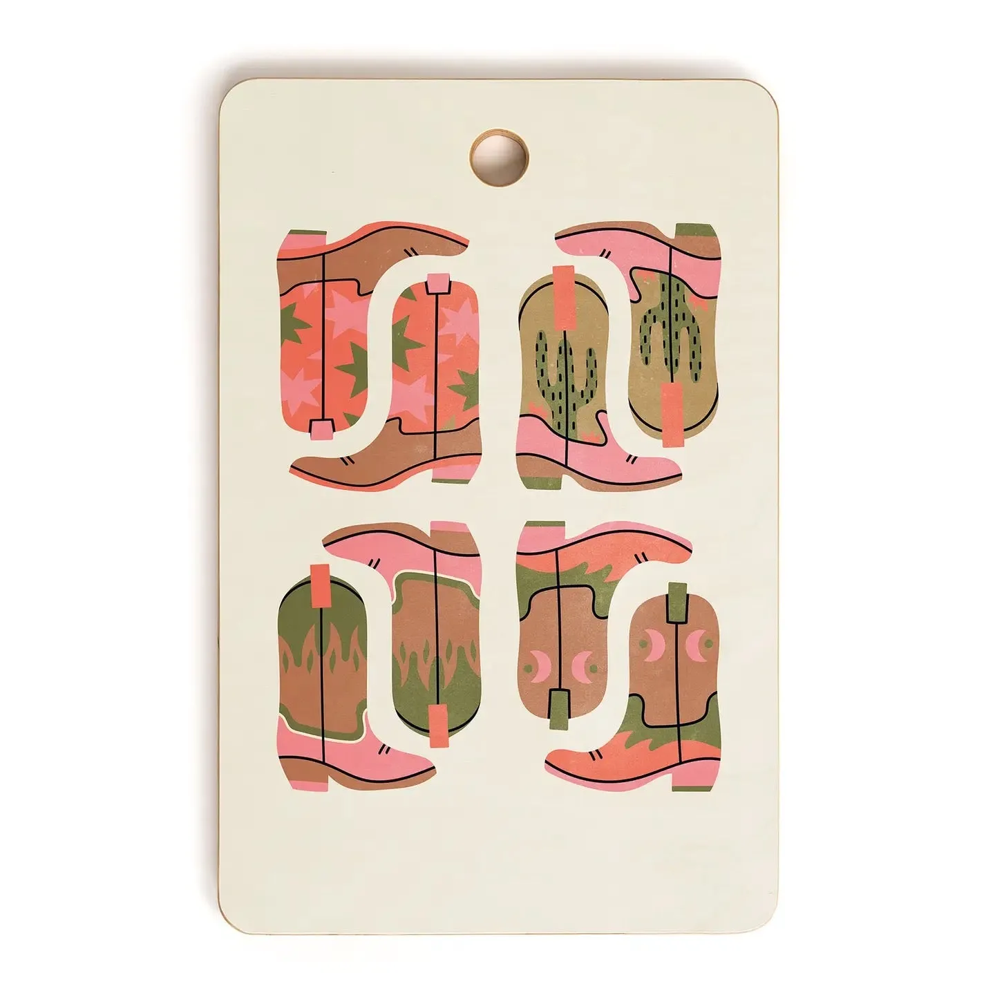 Boots Cutting Board Rectangle