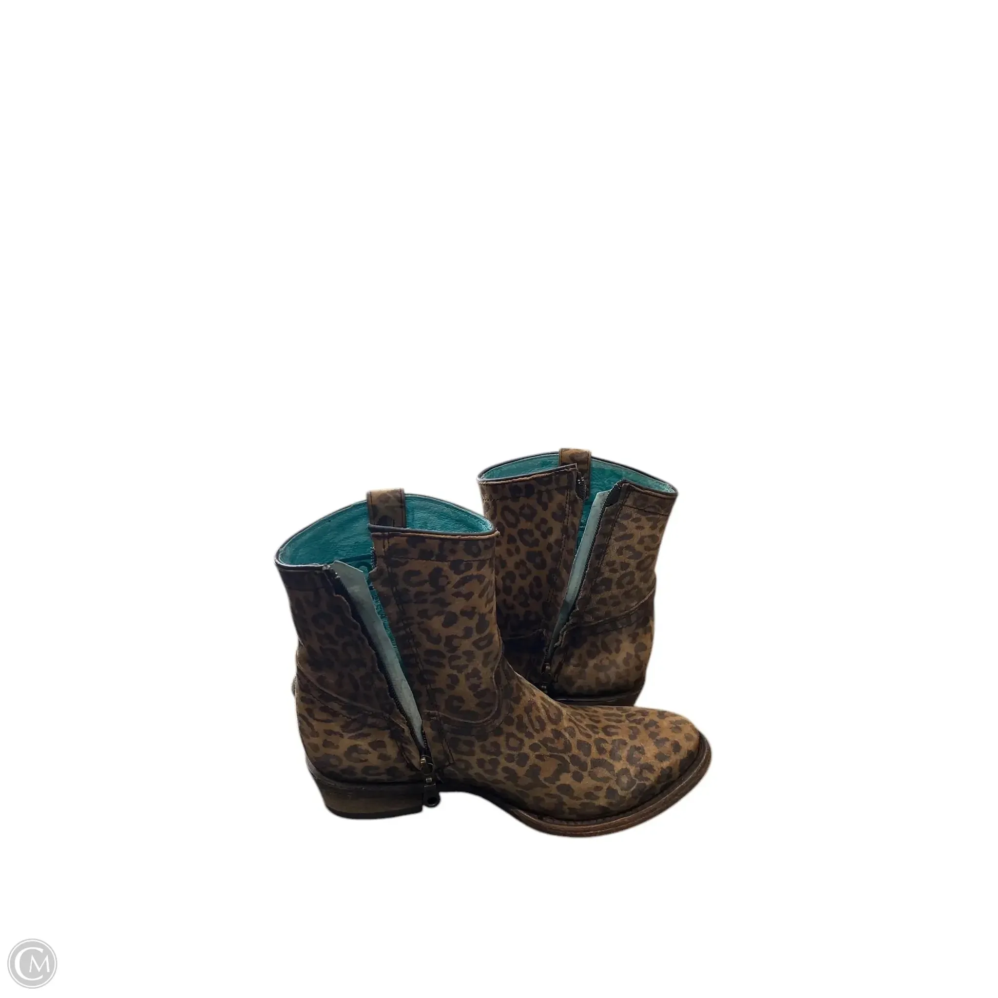 Boots Western By Clothes Mentor In Brown, Size: 7.5