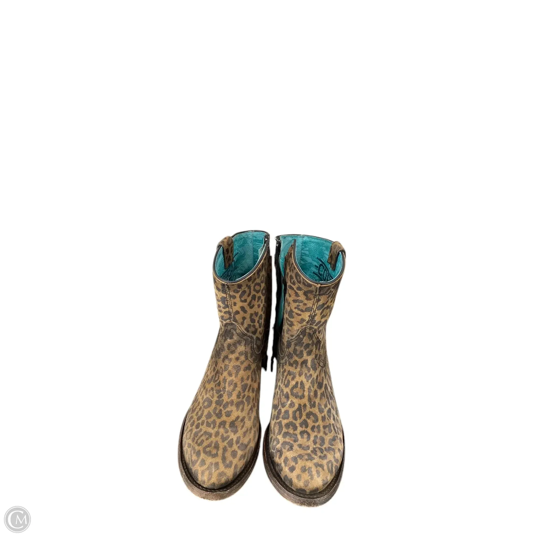 Boots Western By Clothes Mentor In Brown, Size: 7.5