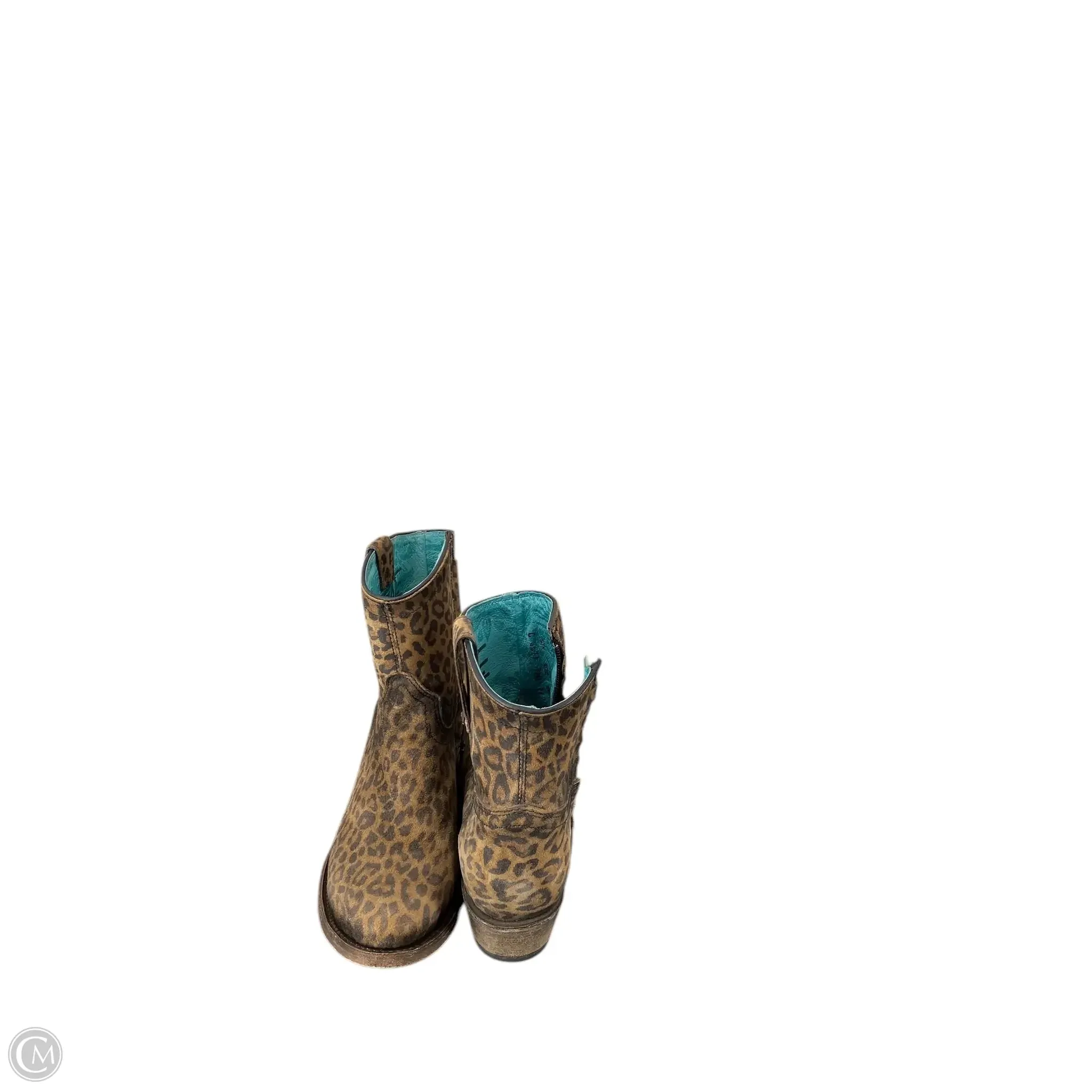 Boots Western By Clothes Mentor In Brown, Size: 7.5