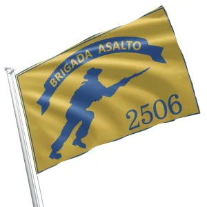 Brigada de Asalto 2506 Cuba Flag Banner