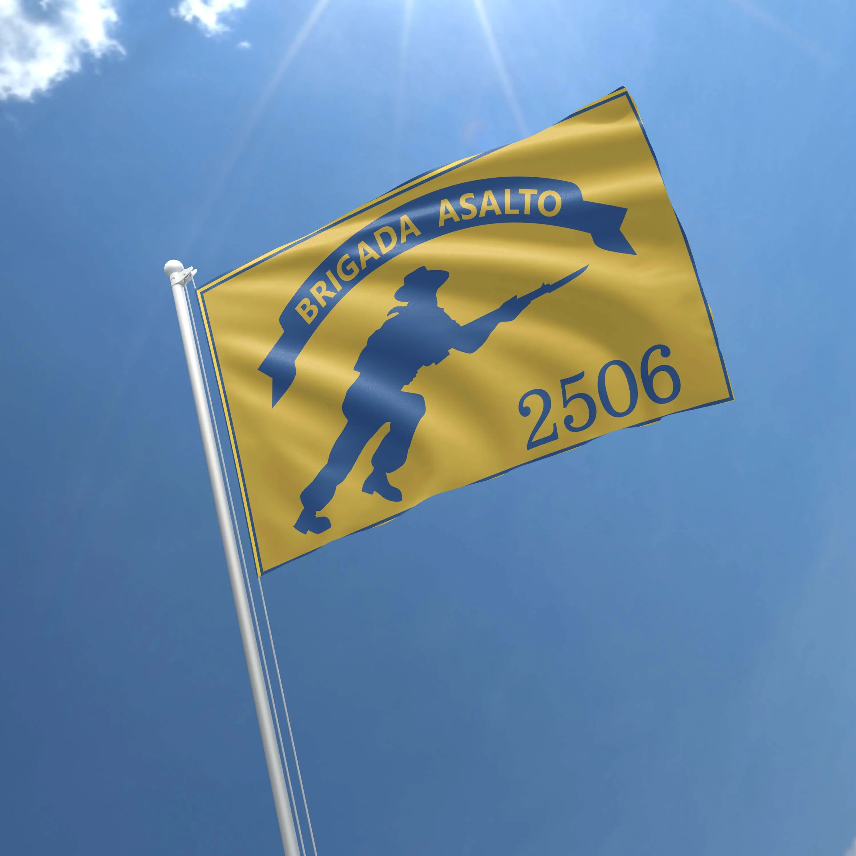 Brigada de Asalto 2506 Cuba Flag Banner